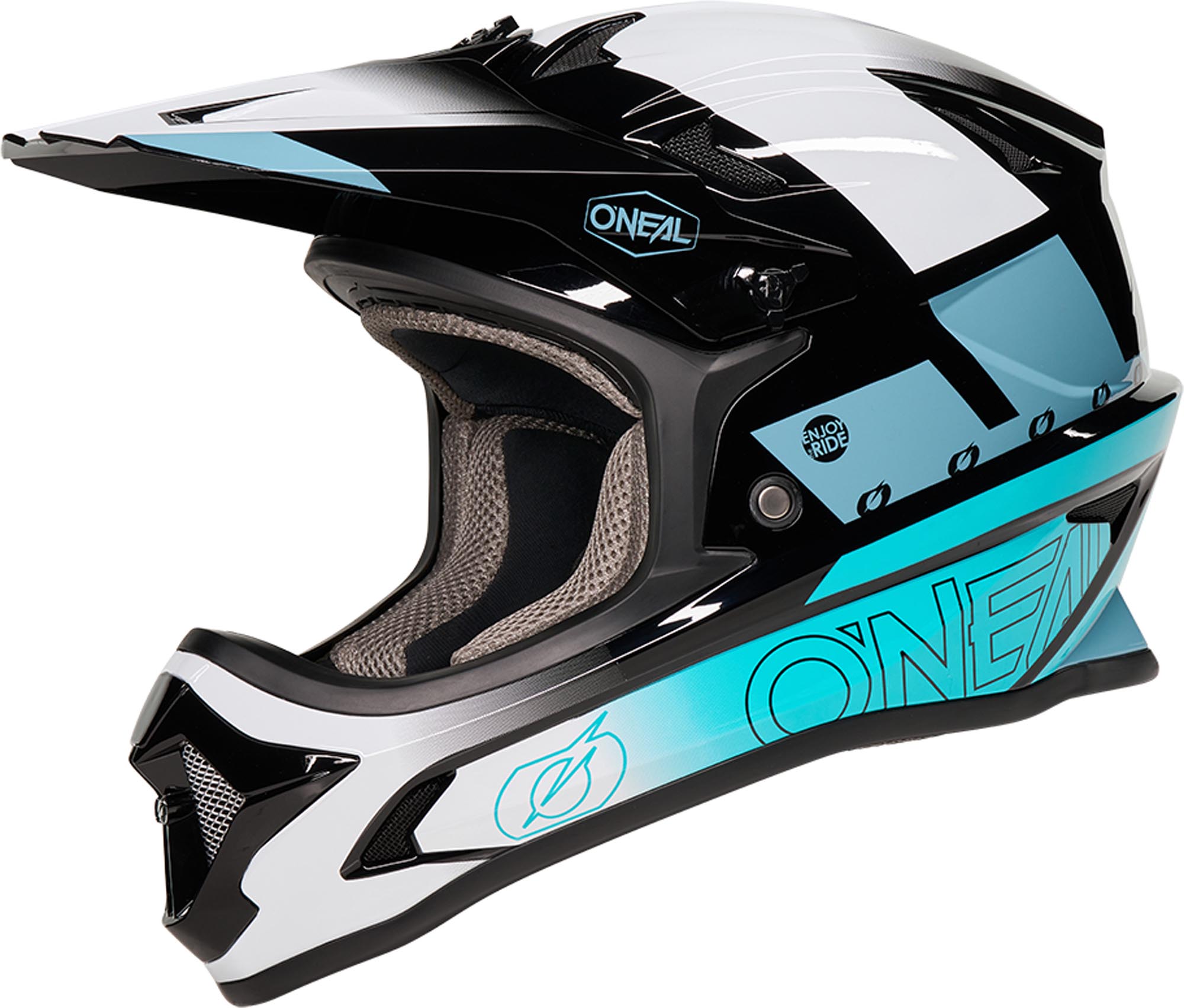 Oneal Sonus Blox Casco de descenso Negro/Blanco/Azul M (57/58) Figura 2