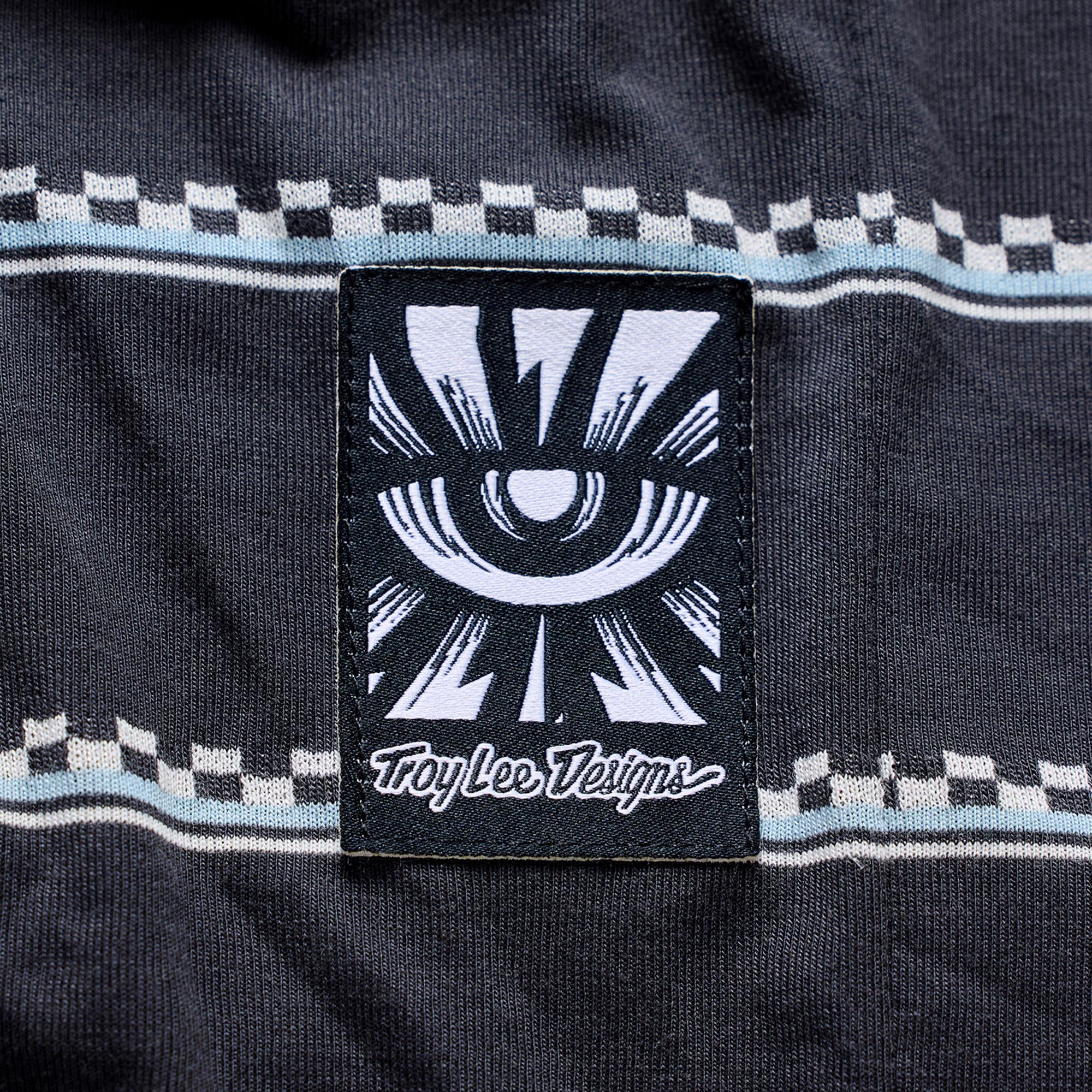 Side view of Troy Lee Designs Skyline Fakie Ride Stripe Bicycle Jersey