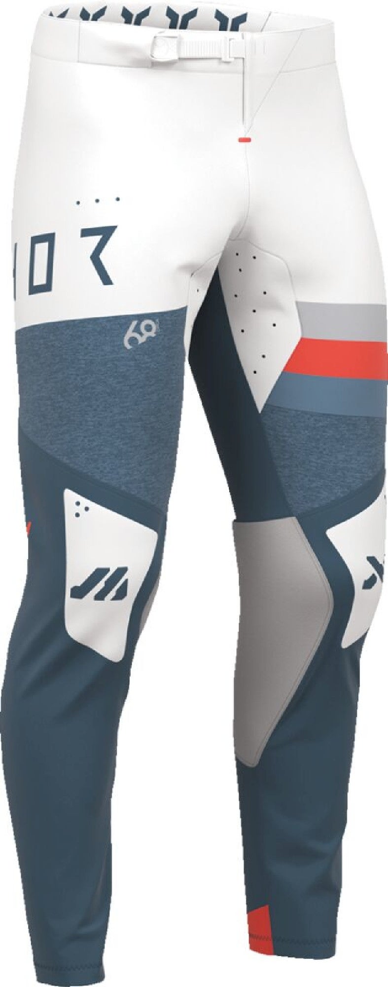 Thor Sportmode League Calças de motocross azul/branco 33 Figura 1