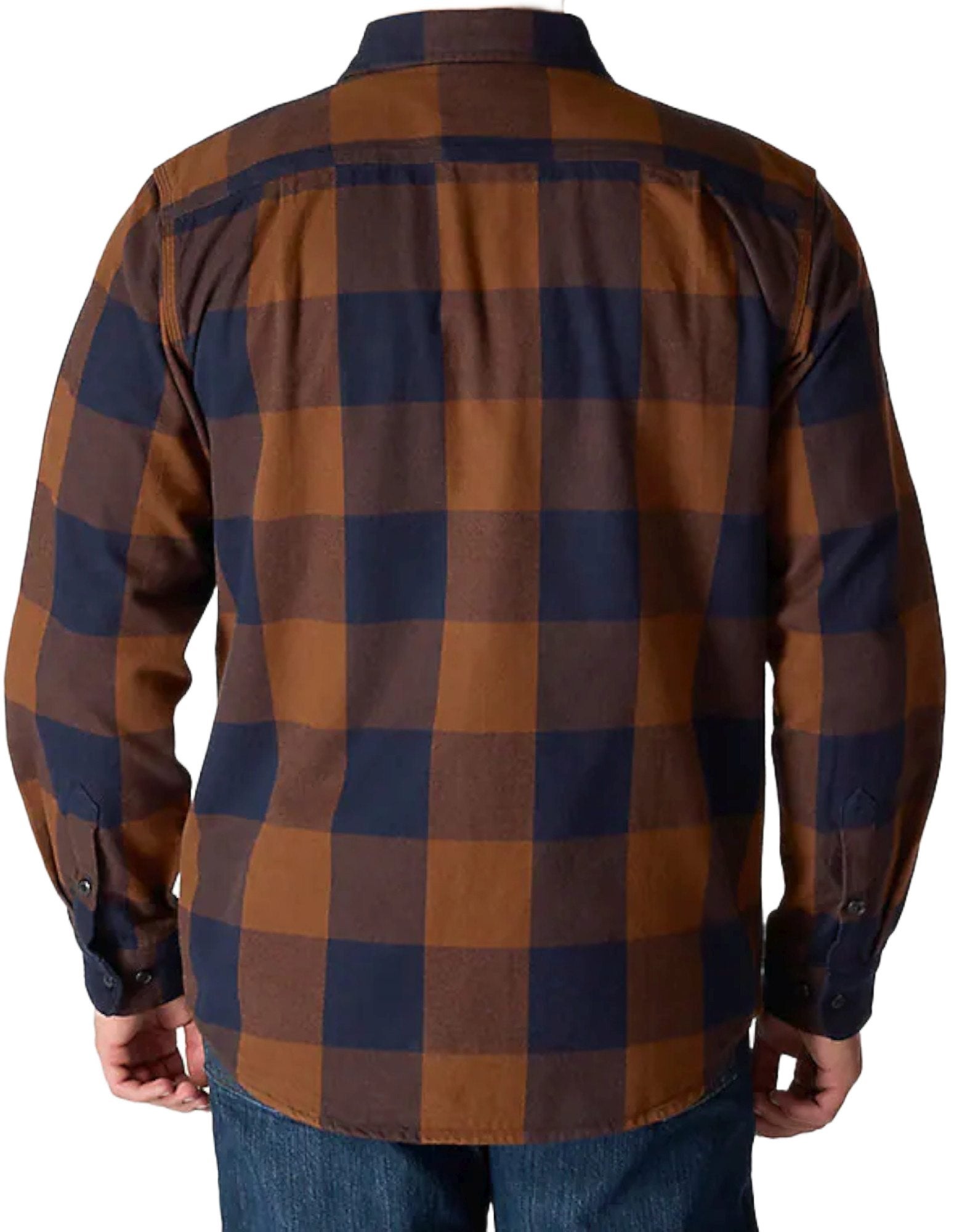 Carhartt Heavyweight Flannel Plaid 襯衫 深棕色 L 圖2