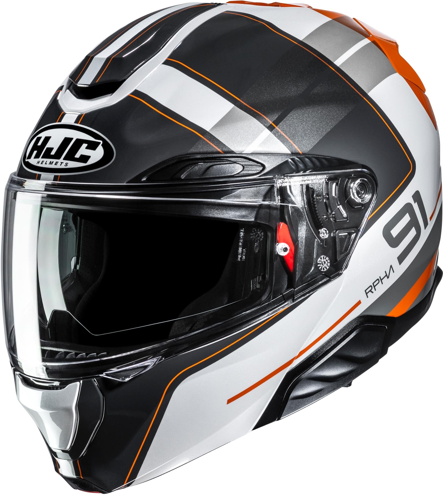 black/grey/orange