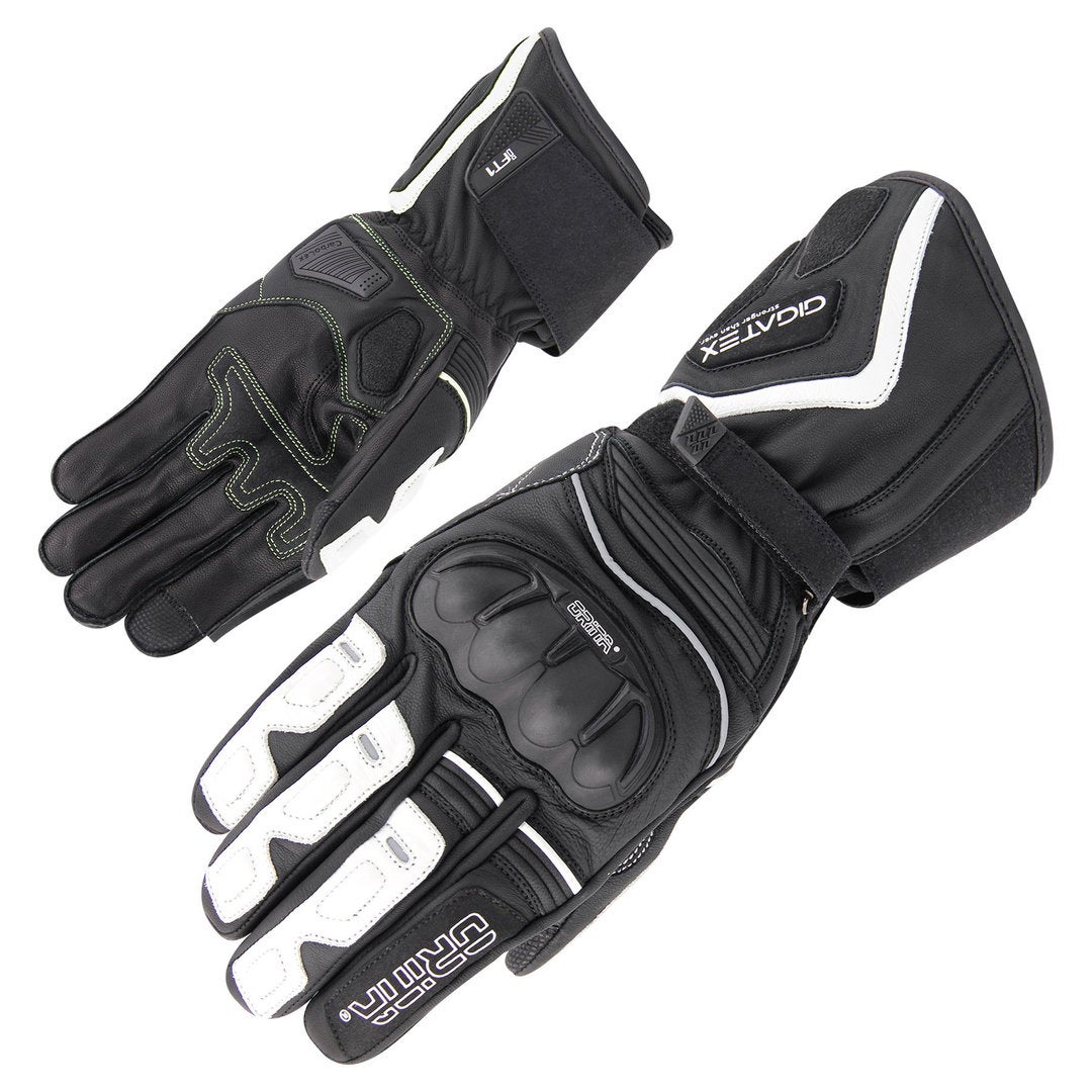 Orina Neptune Waterproof Motorcykel handsker Sort/hvid 12 (3XL) Figur 1