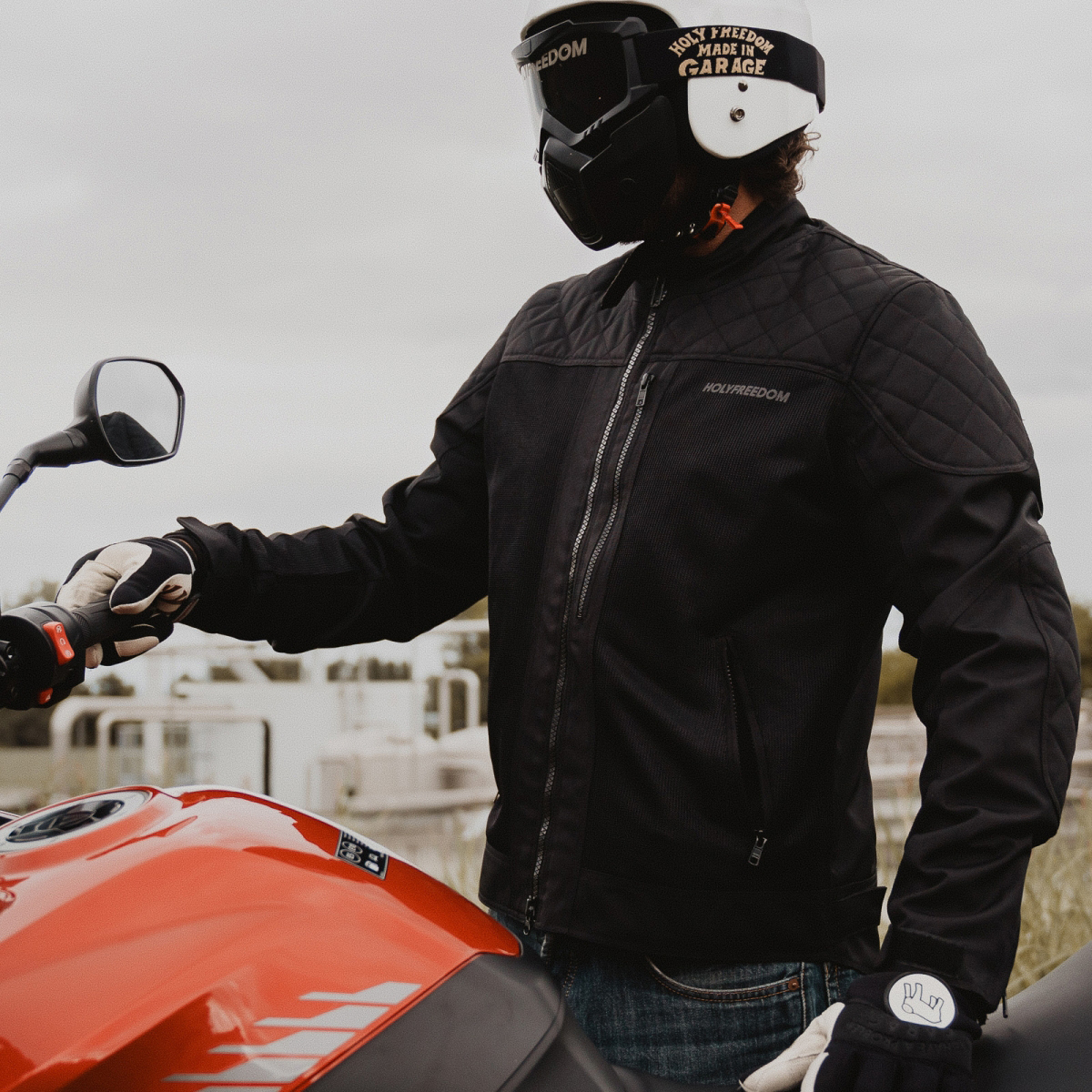 HolyFreedom Rete Air Motorcycle Textile Jacket black L Figure 4