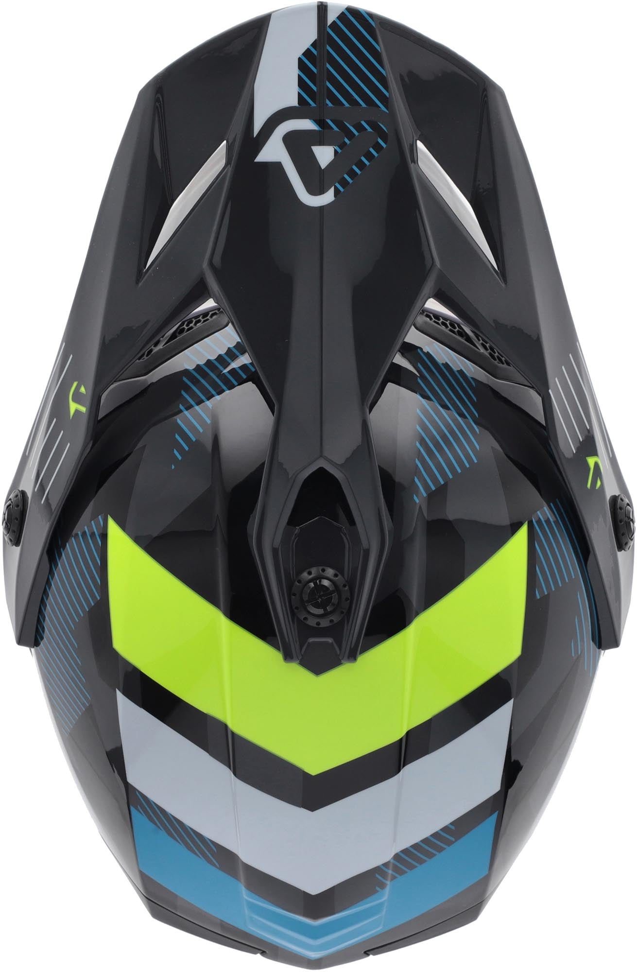 Acerbis Rider Graphic Casco Enduro Giovanile nero/blu/bianco Y/XL (55/56) Figura 5