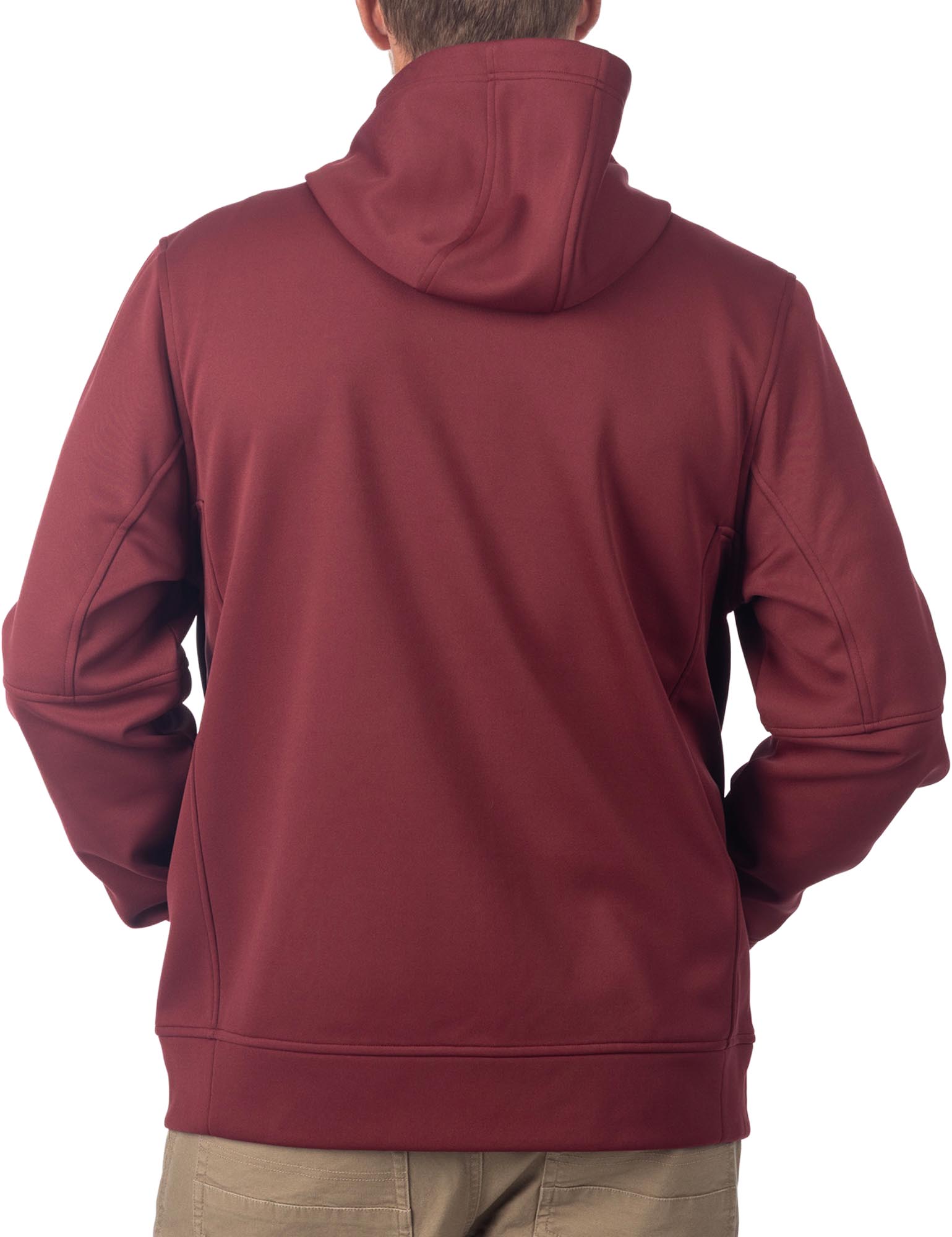 Klim Barracks Cappuccio con zip rosso S Figura 3