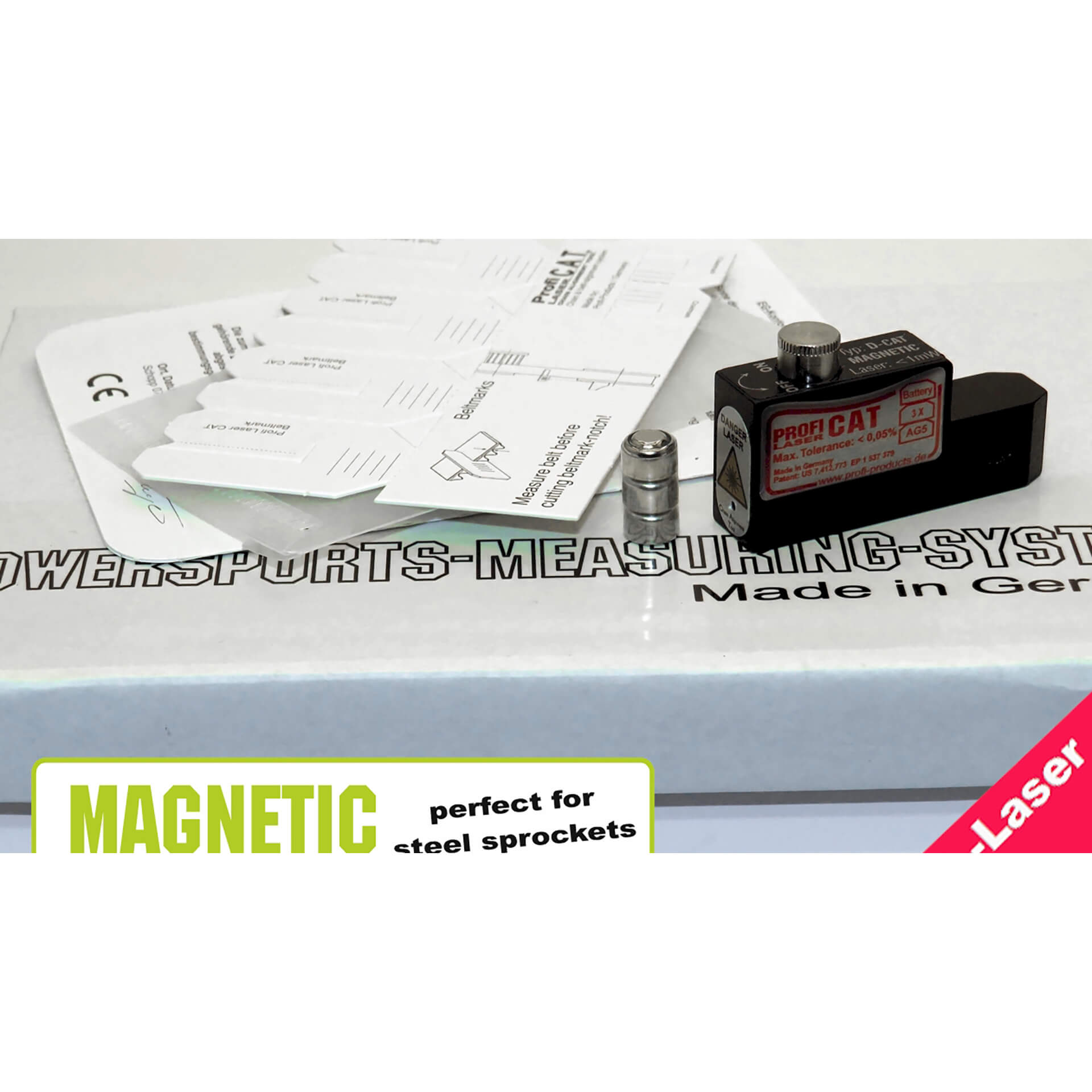 PROFI PRODUCTS D-CAT Punkt Laser Kettenfluchttester Figura 2