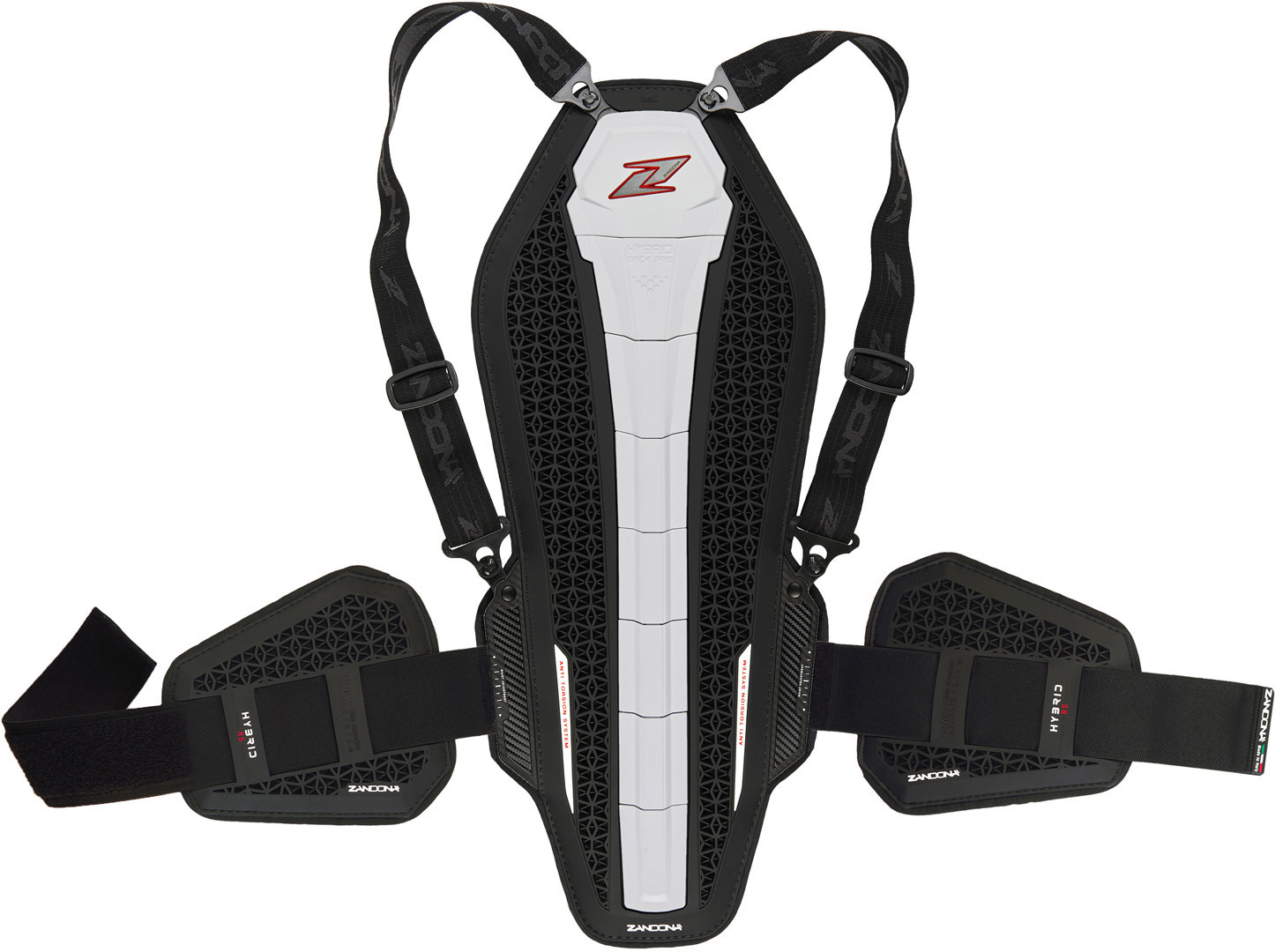 Zandona Hybrid Back Pro RS X8 Protector de spate alb/negru Figura 1