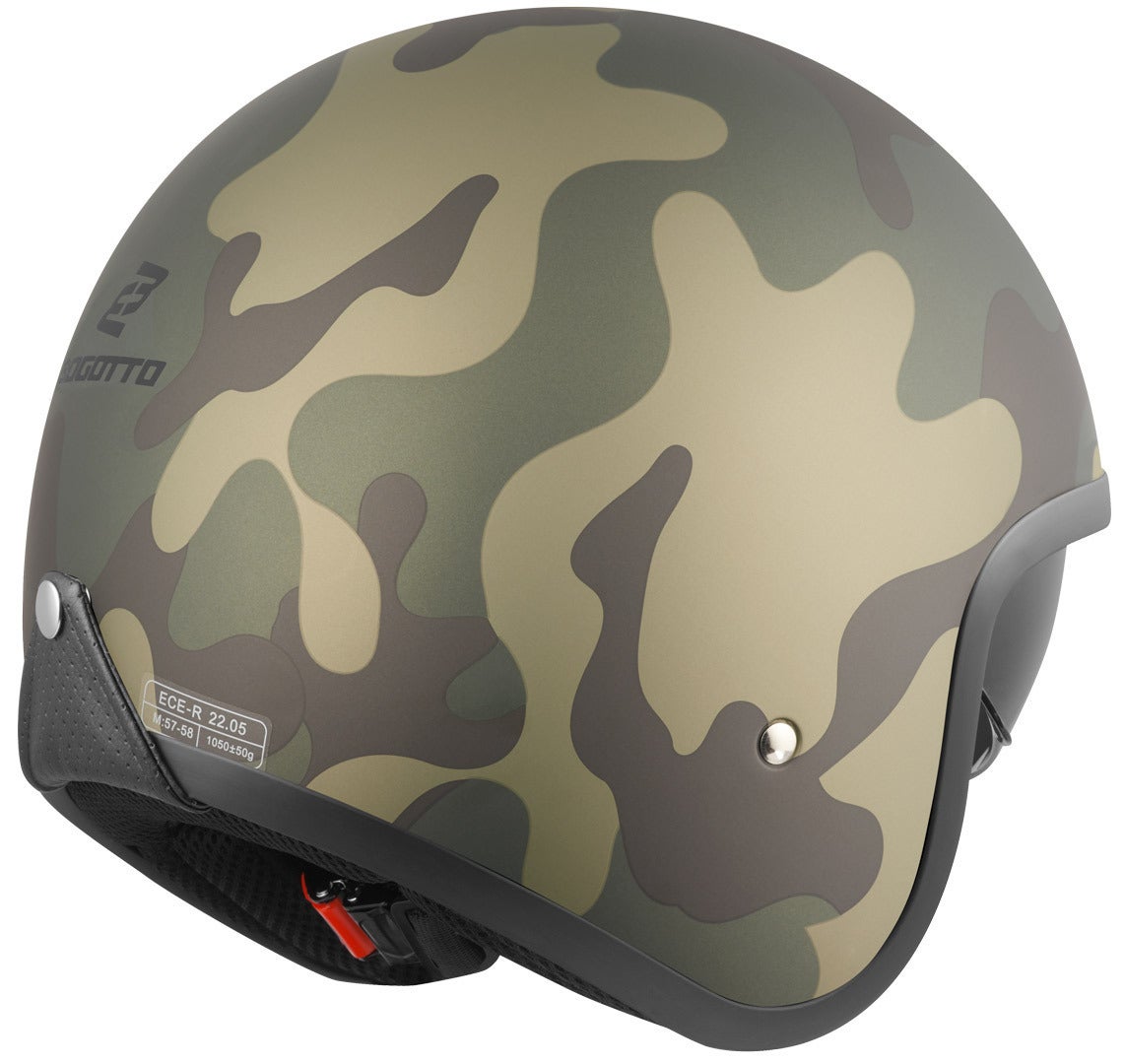 Bogotto V537 Camo Casco Jet Verde L Figura 2
