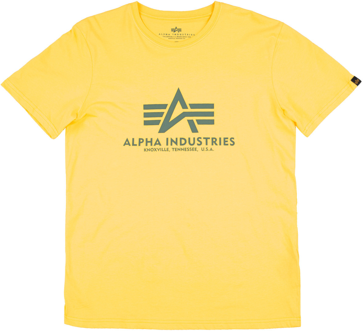 Alpha Industries Basic T-Shirt gelb L Abbildung 1