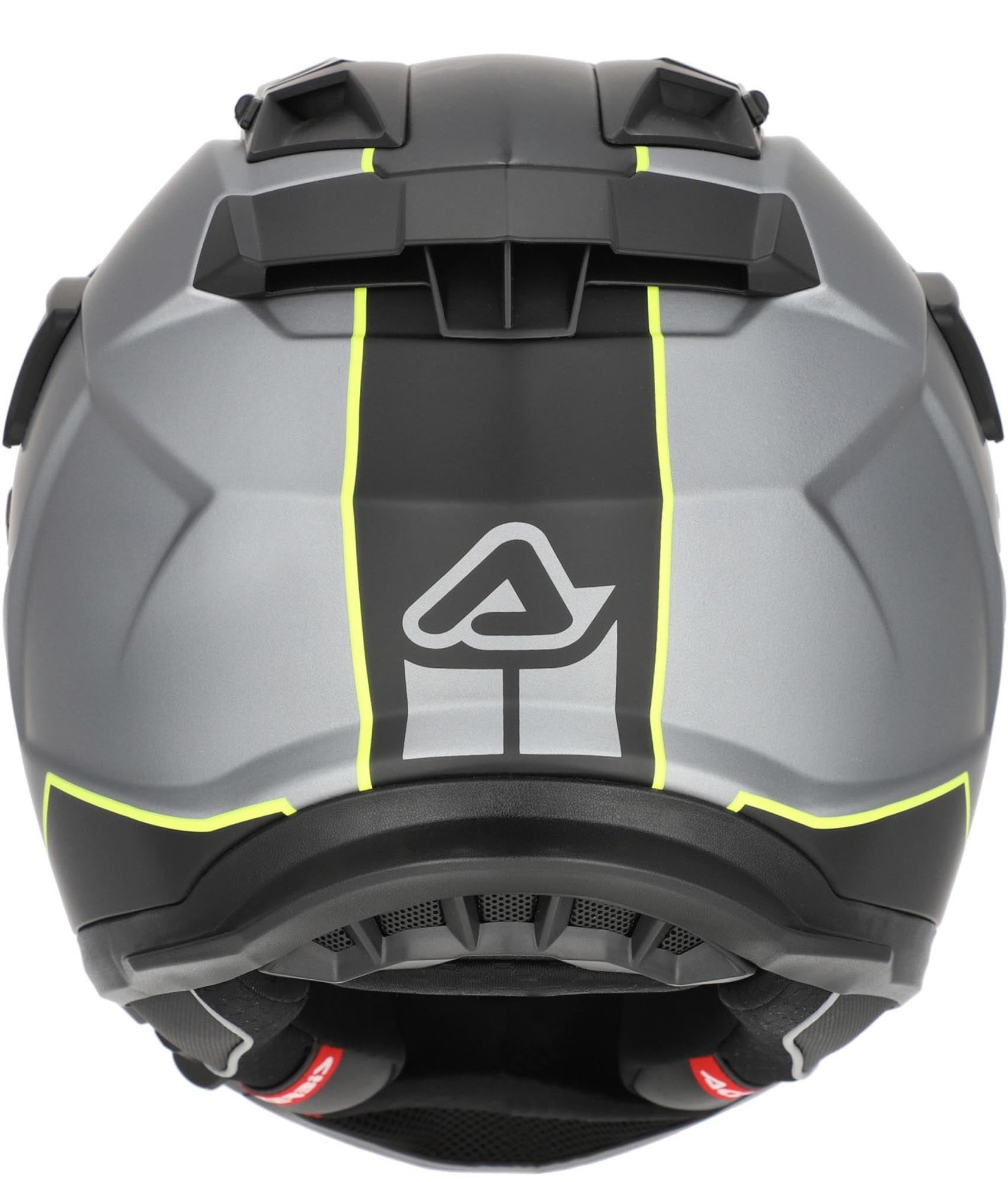 Acerbis Attack Logo Matt Enduro Helm grau matt/neon-gelb XL (61/62) Abbildung 6