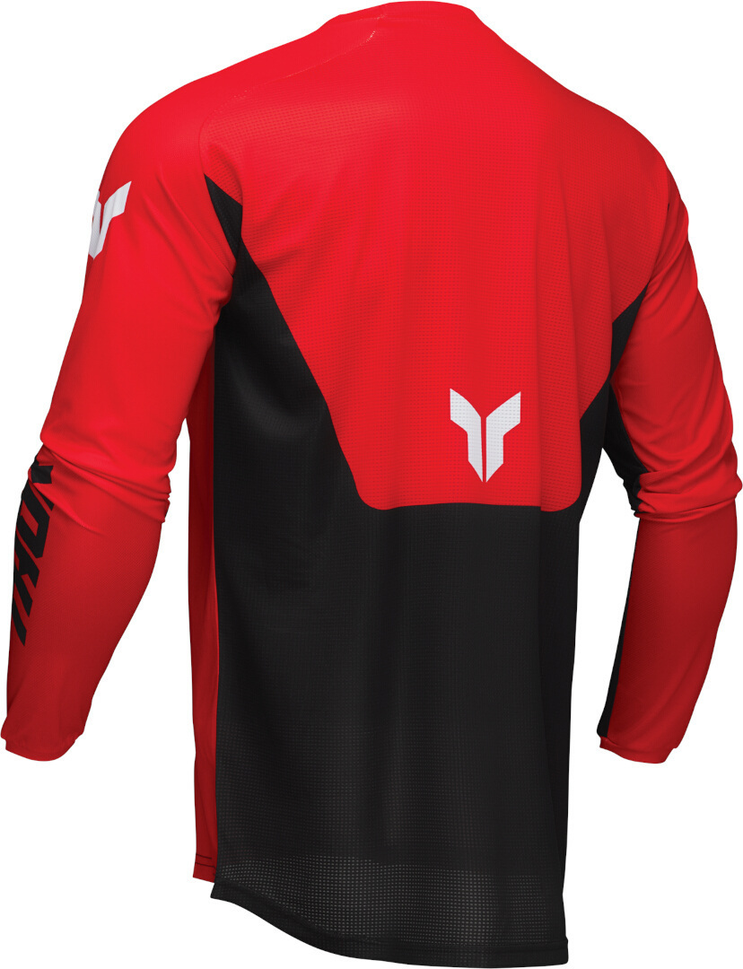 Thor Launchmode Forge Motocross Jersey rot/schwarz M Abbildung 4