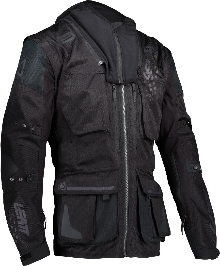 Leatt Moto 5.5 Enduro Motocross Jacka svart L Figur 2