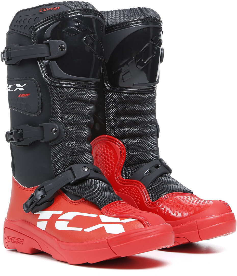 TCX Comp Kids Motocross Boots black/red 37 Figure 1