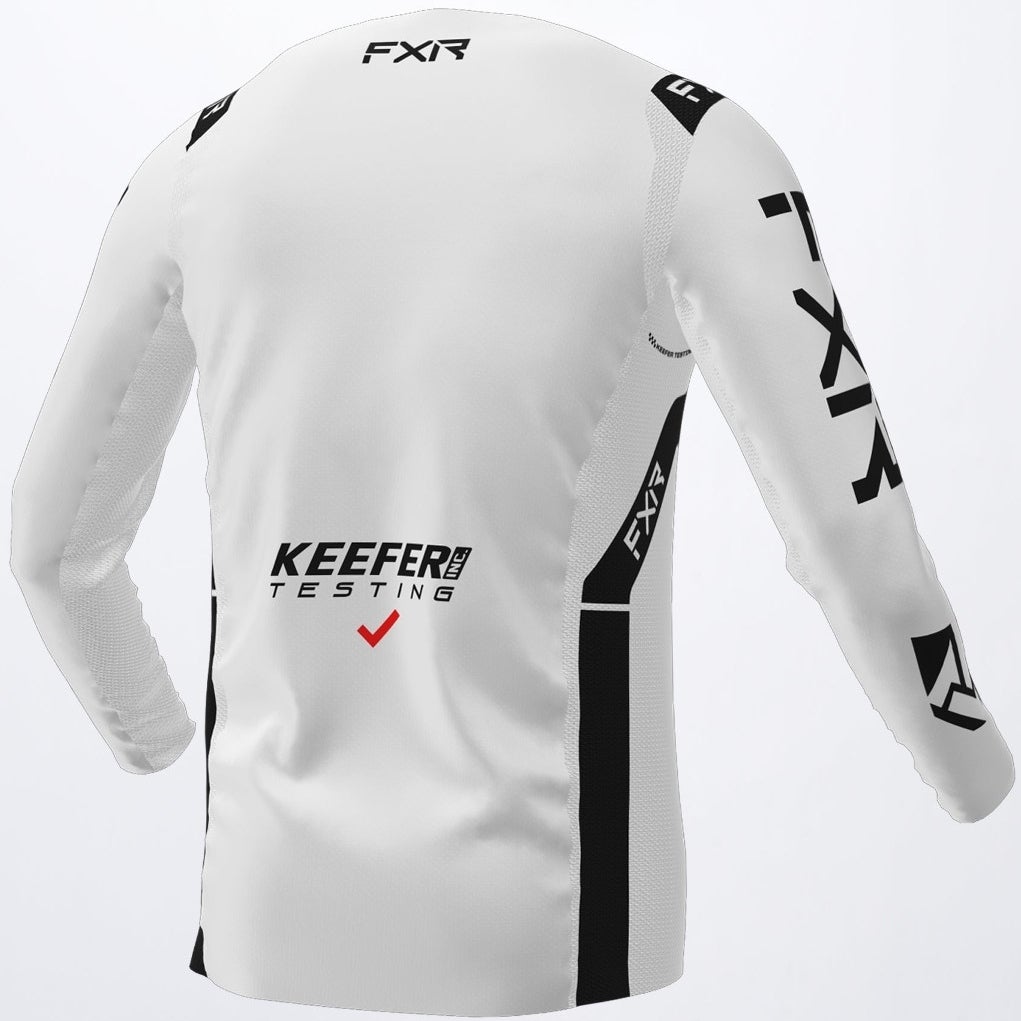 FXR Helium RaceDiv Motocross Jersey hvid/sort S Figur 2