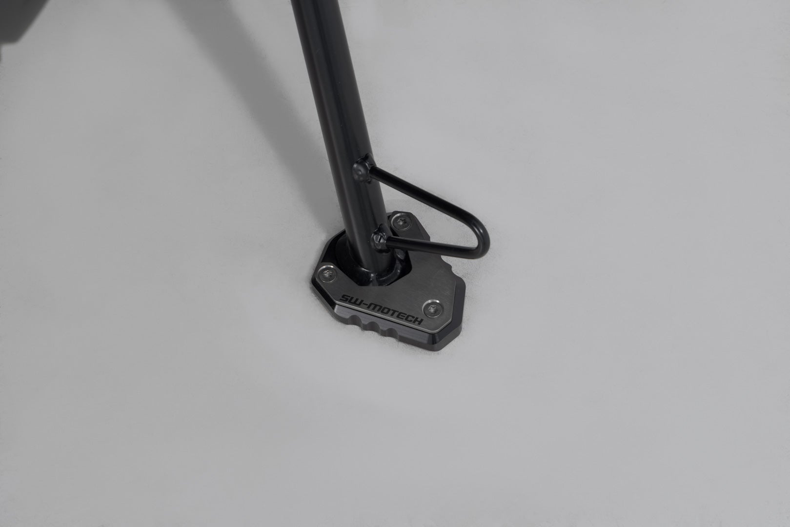 SW-Motech Extension for side stand foot - Black/Silver. Kawasaki models. Figure 1