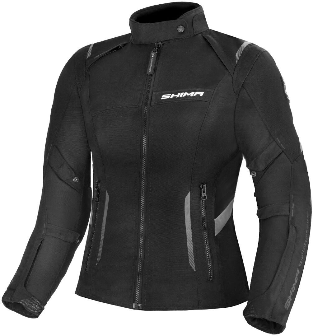 SHIMA Rush imperméable à l’eau dames moto textile veste noir S Figure 1