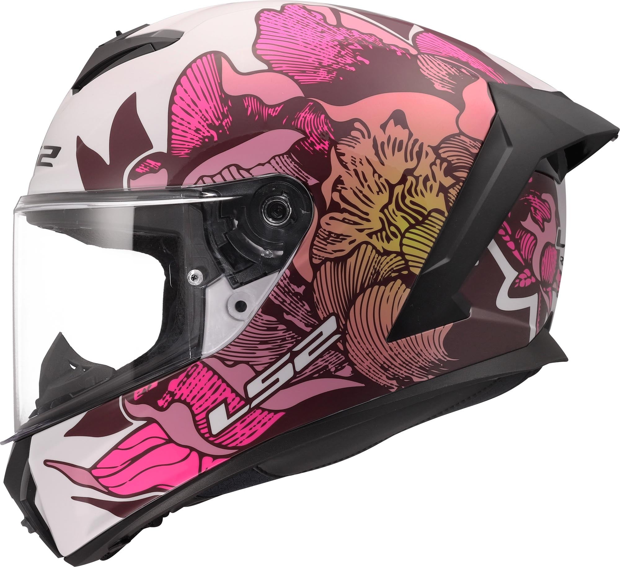 LS2 FF820 Rapid III Poppies Helmet white/hotpink L (59/60) Figure 9