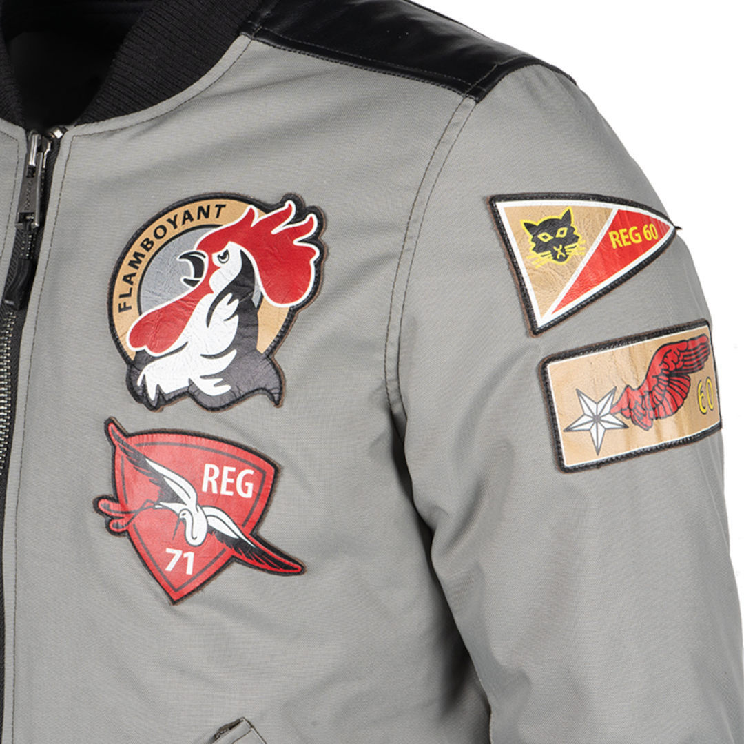 Helstons Lynx Motorrad Textiljacke silber XL Abbildung 5