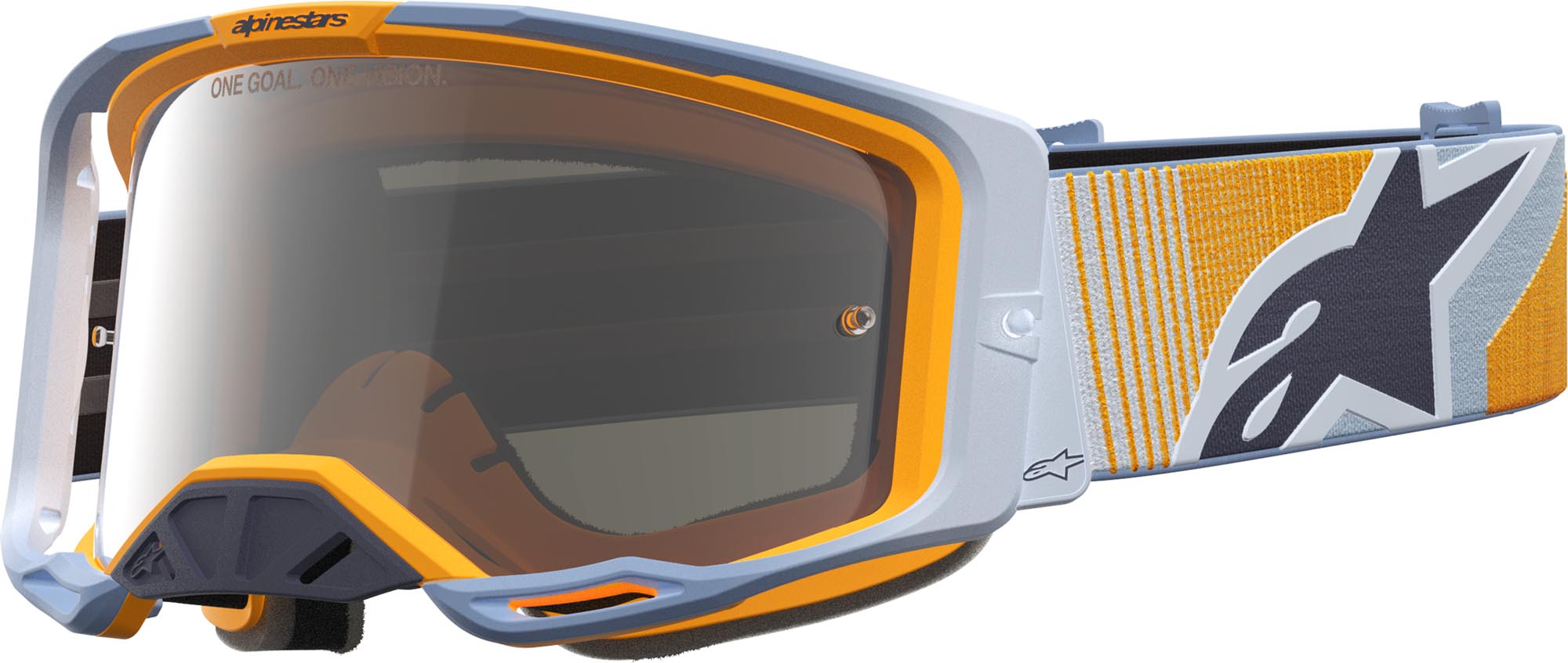 Alpinestars Vision 8 Maven Mirror Motocrossglasögon Blå/orange Figur 1