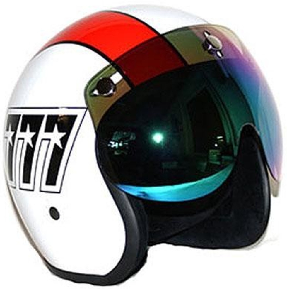 Bandit Jet Vizieră de buton Curcubeu Iridium Figura 1