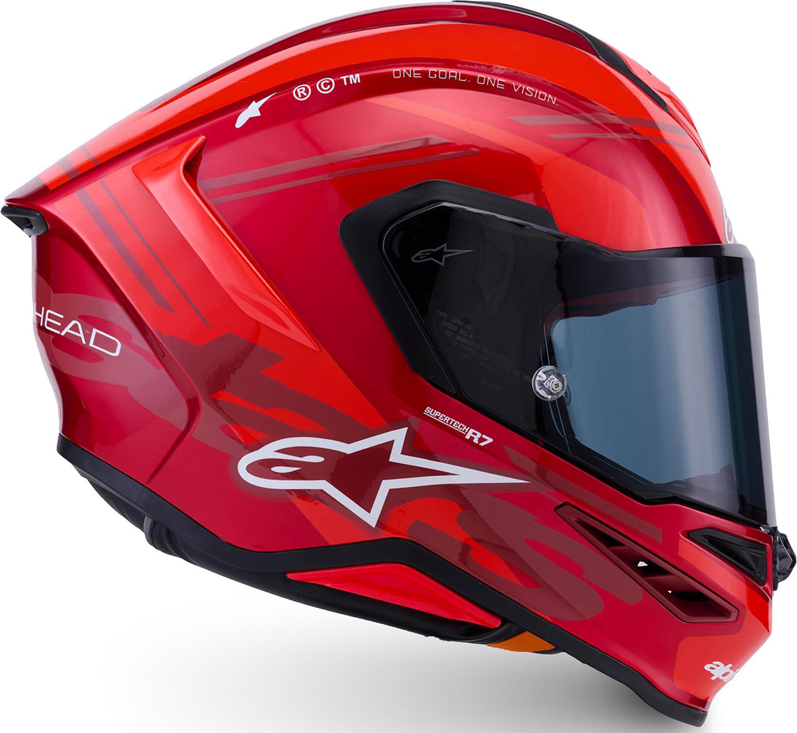 Alpinestars S-R7 A-Core Helm rood/wit S Figuur 5