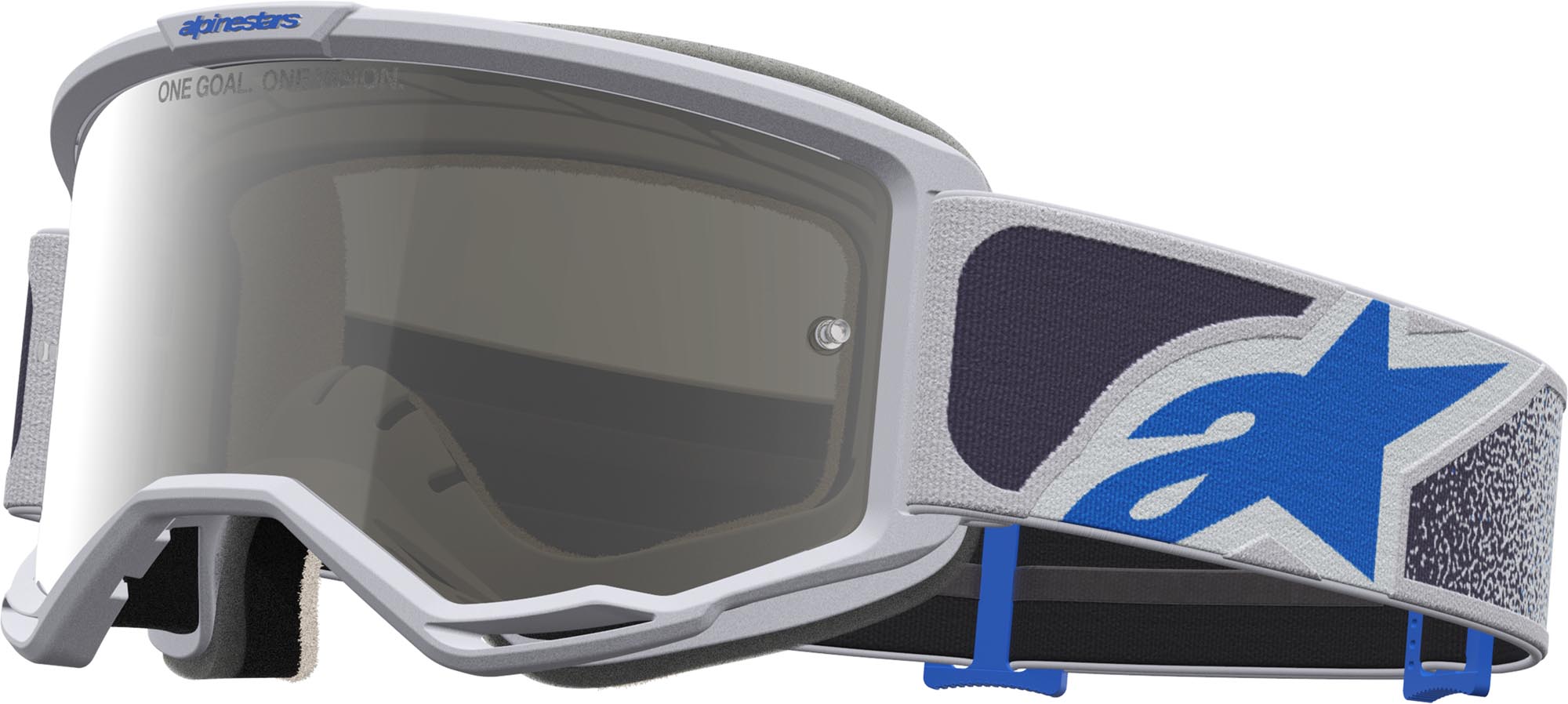 Alpinestars Vision 5 Drag Mirror Motocrossglasögon lila/blått Figur 1
