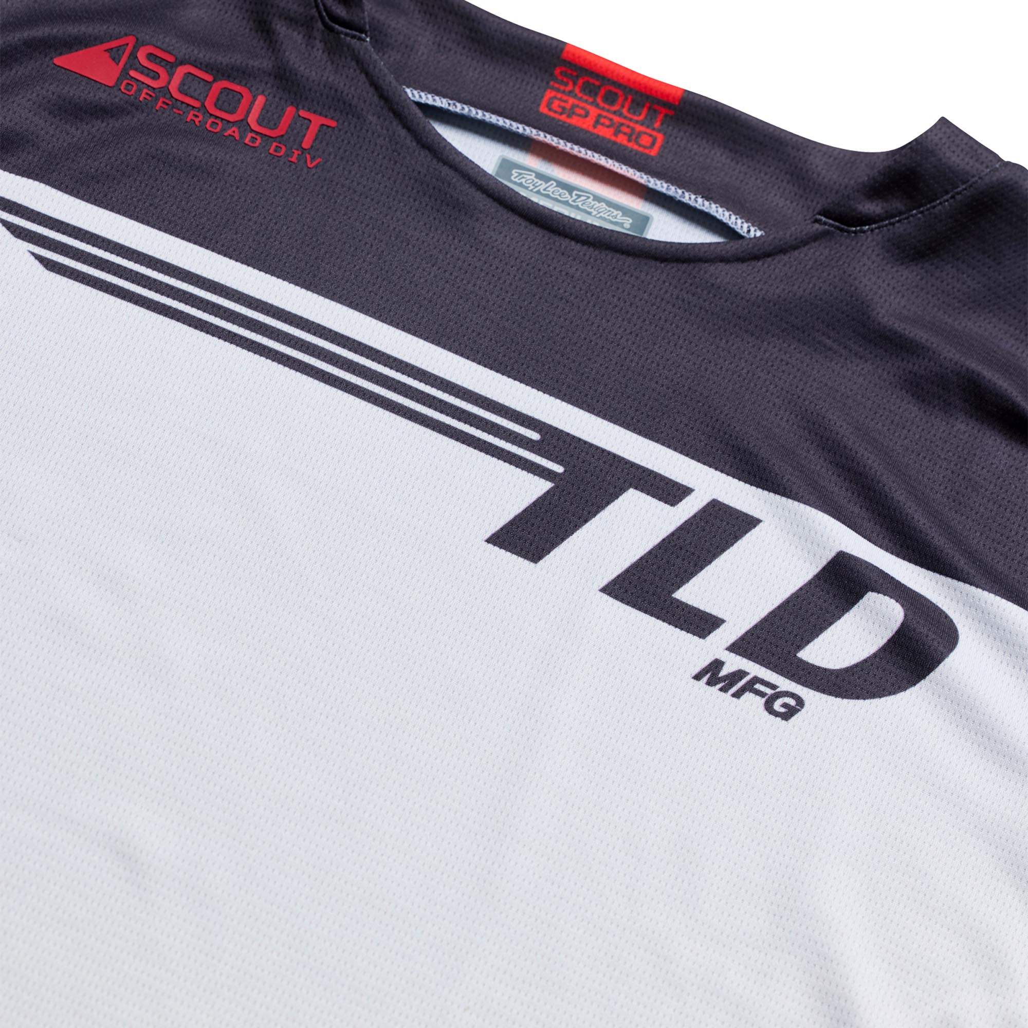 Troy Lee Designs Scout GP Pro Winged Motocross Jersey hellgrau/anthrazit XL Abbildung 7
