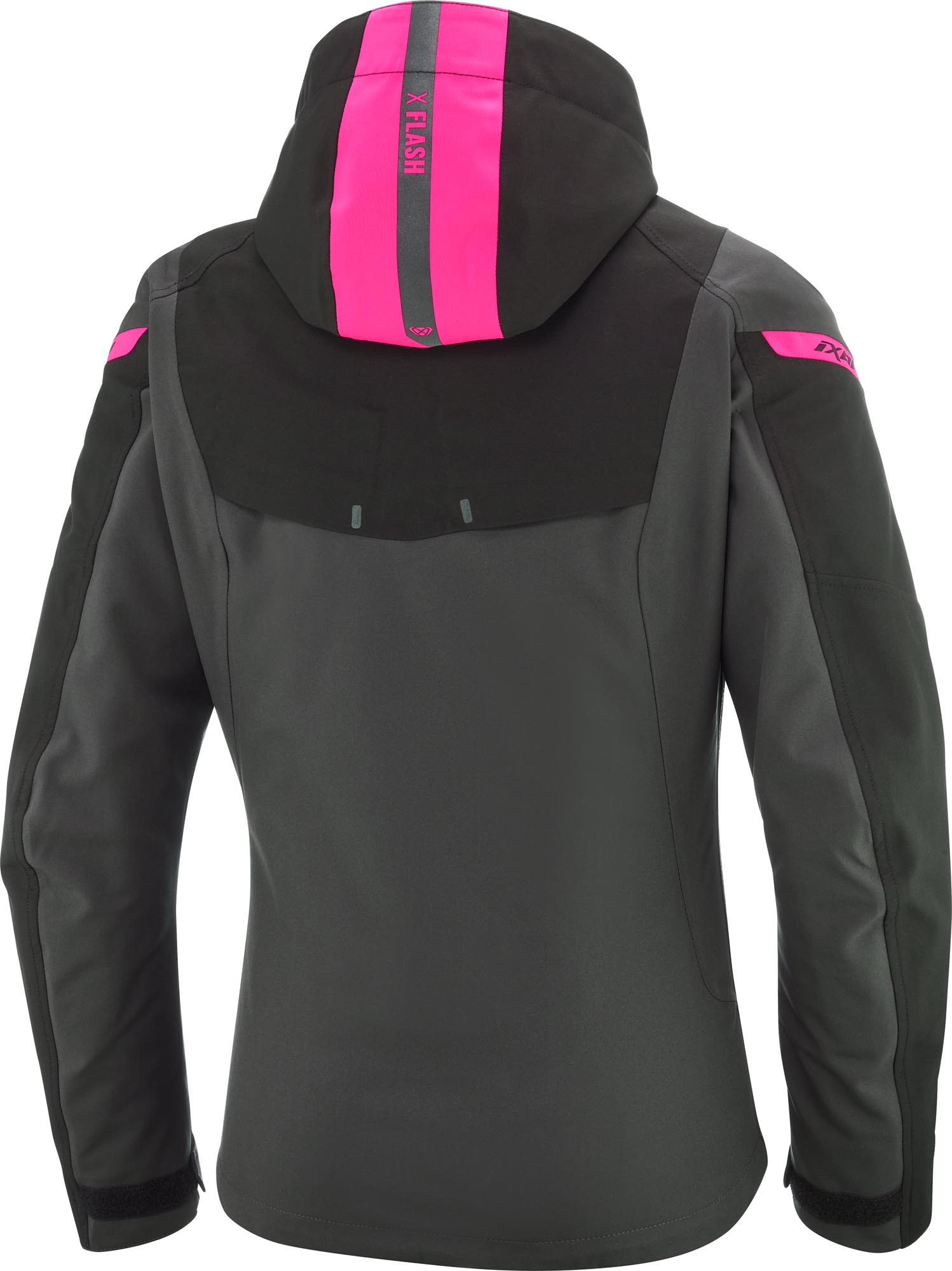 Ixon Burning Dame motorcykel tekstiljakke sort/grå/pink XL Figur 2