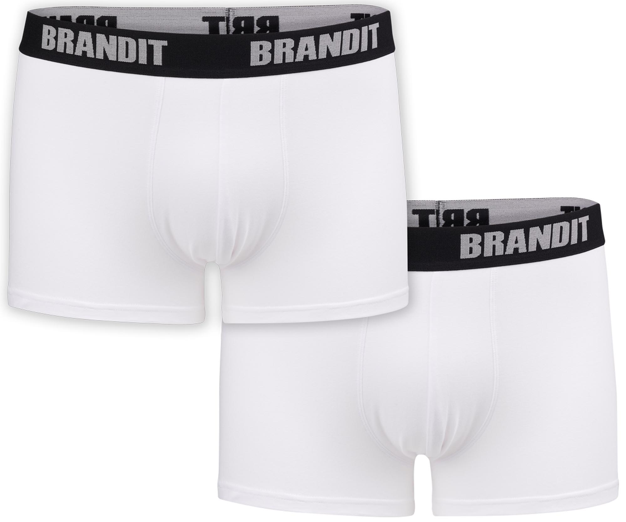 Brandit Logo Boxer - Pacchetto da 2 Bianco 3XL Figura 1