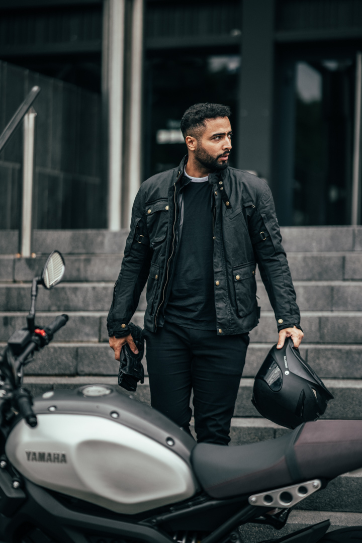 Merlin Expedition Motorcycle Waxed Jacket black XL Figure 6