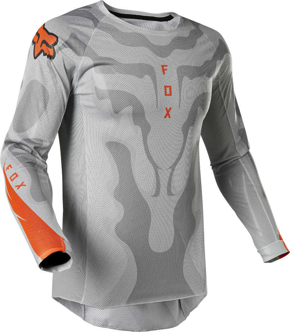 FOX Airline Exo Motocross Jersey grau/orange XL Abbildung 1