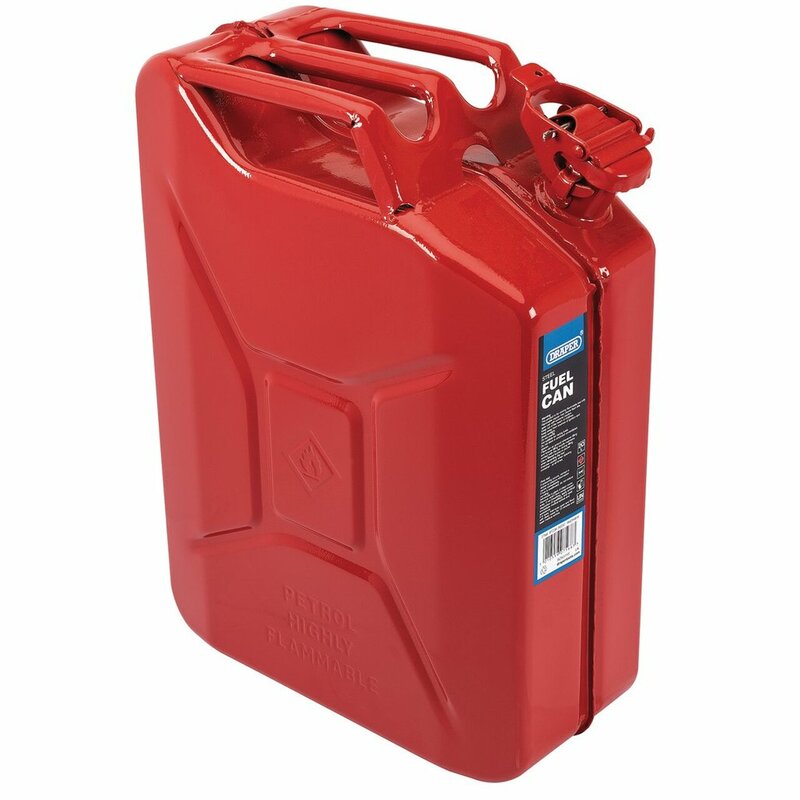 Drapător Recipient de combustibil din oțel - Roșu 20L Figura 2