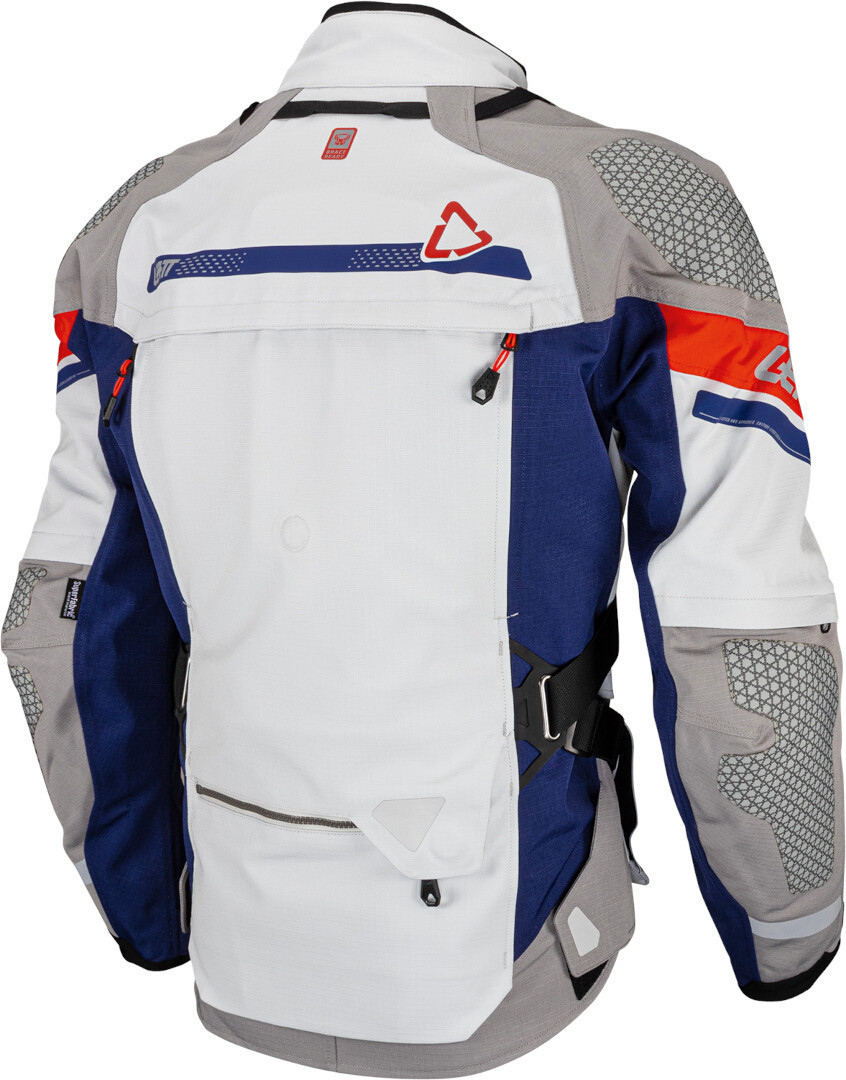 Leatt ADV DriTour 7.5 waterproof Motorcycle Textile Jacket grey/blue/red L Figure 3