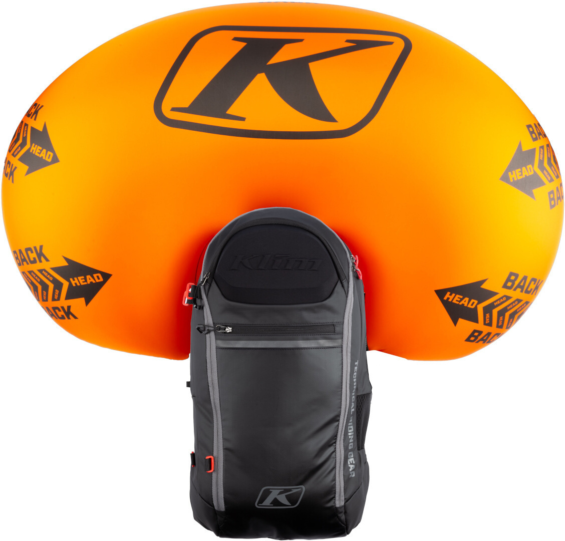 Klim Atlas 14 Avalanche Rucsacul cu airbag Negru/gri Figura 8