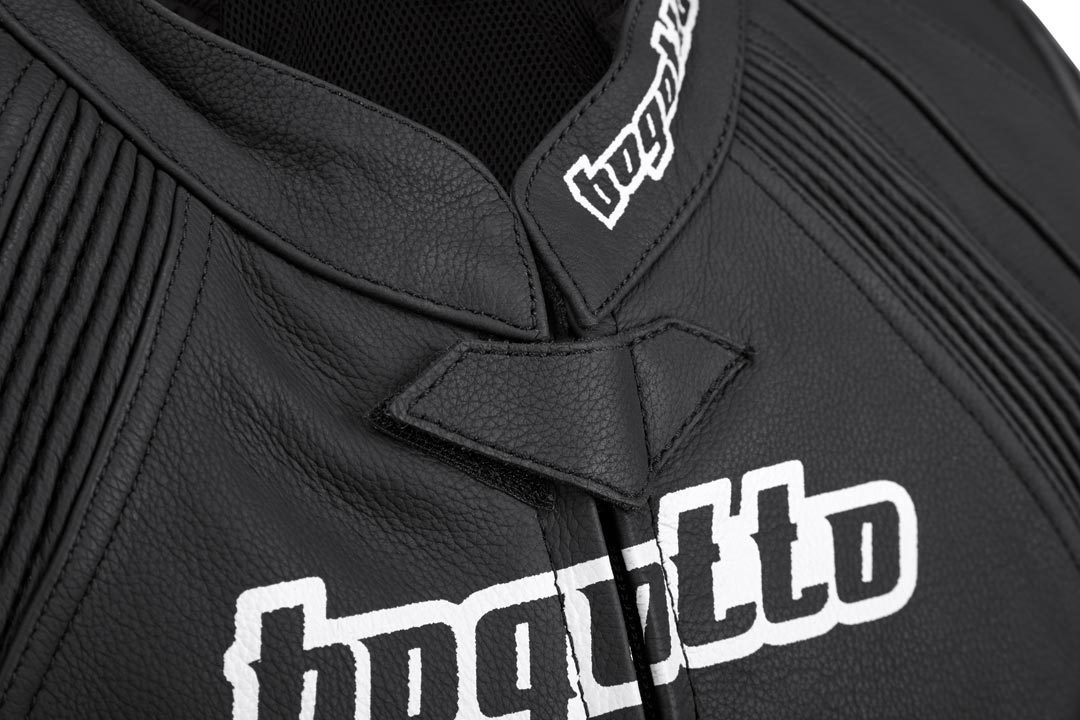 Bogotto Assen Two Piece Motorcycle Leather Suit black/white 52 Figure 4