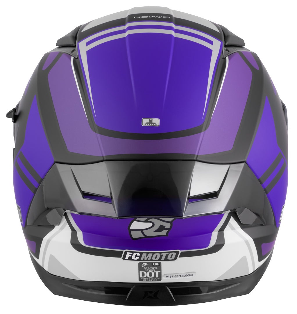 FC-Moto FF130SV Cavion Casco nero opaco/viola M Figura 5