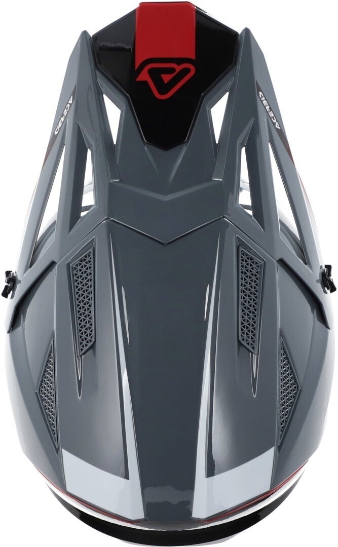 Acerbis T711 Motorcross Helm grijs/wit M (57/58) Figuur 8