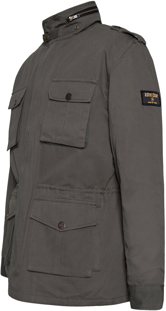John Doe Field Motorfiets textiel jas 2017 Olive 5XL Figuur 2
