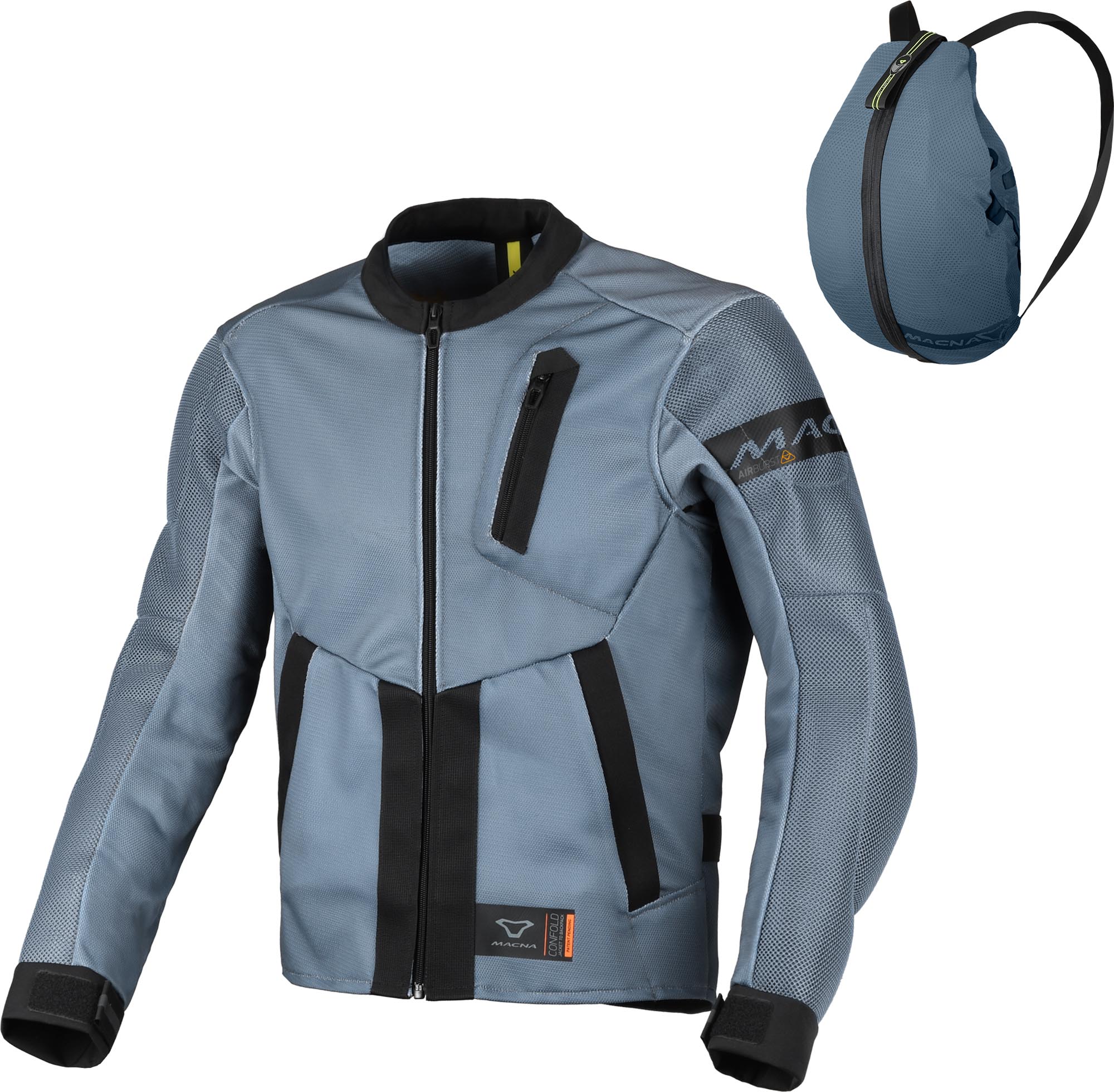 Macna Torido Motorcycle Textile Jacket black/grey L Figure 1