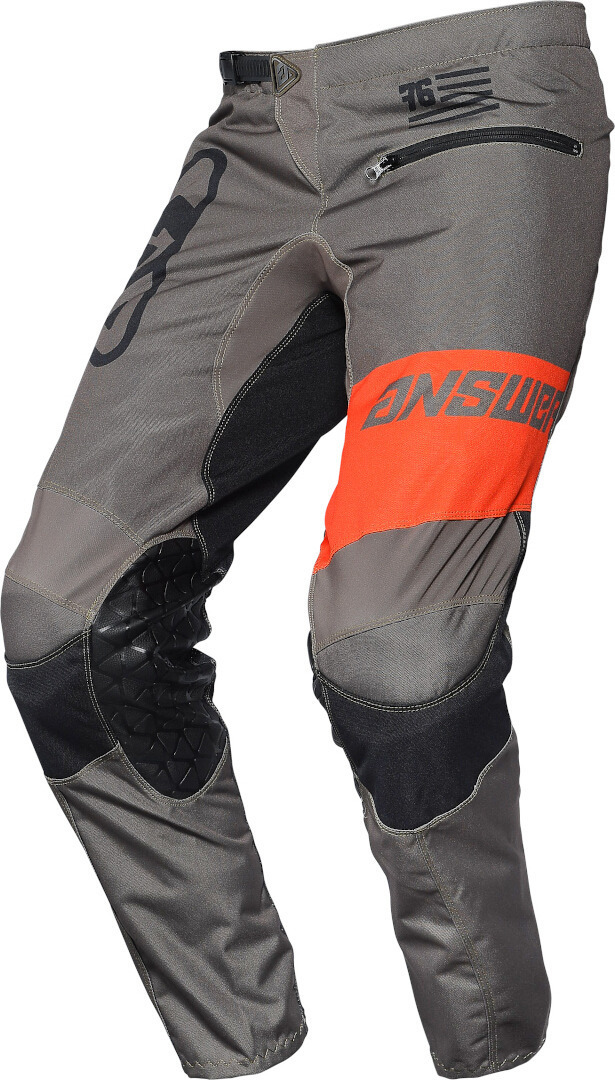 Answer Arkon OPS Calças de Motocross cinza/laranja 36 Figura 1
