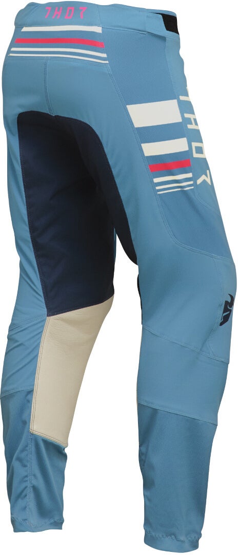 Thor Prime Blaze Dames Motorcross broek blauw/wit 11/12 Figuur 3