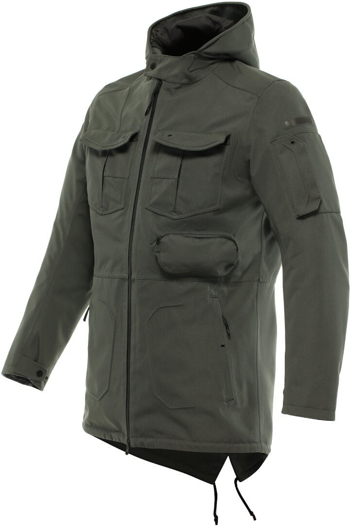 Dainese Duomo Absoluteshell Pro waterproof Motorcycle Textile Jacket dark green 48 Figure 1