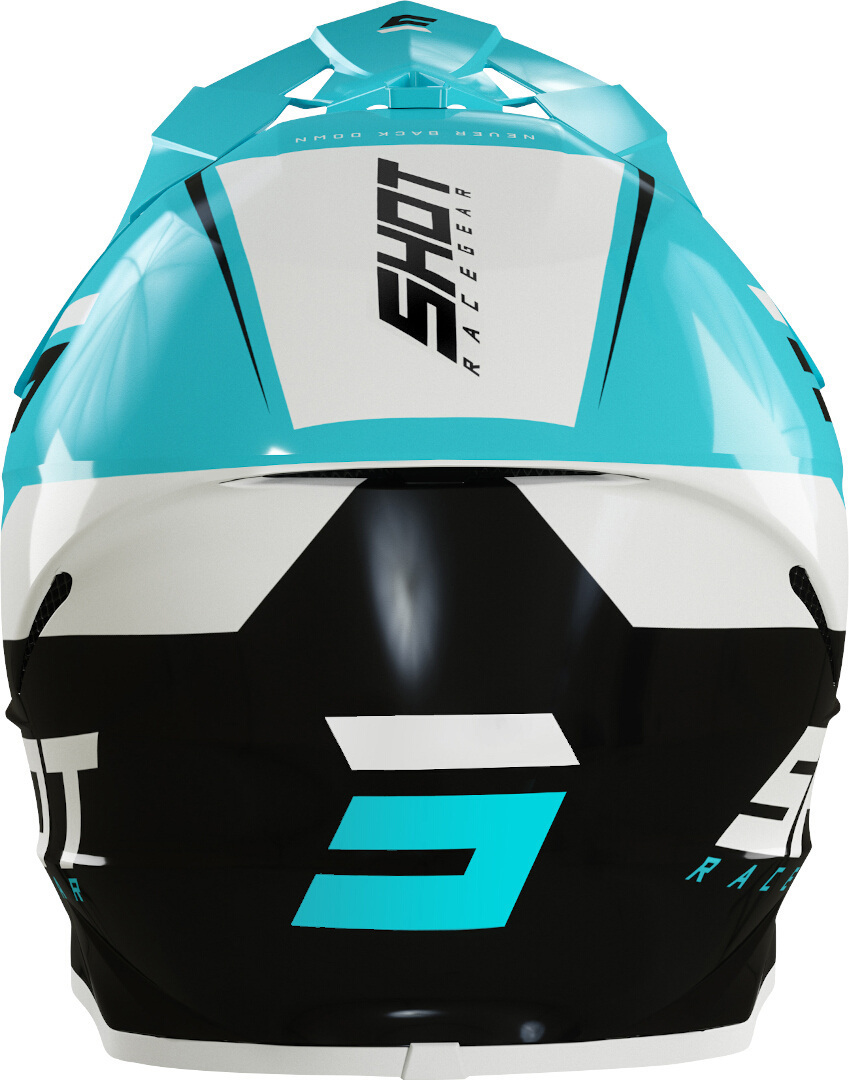Shot Furious Chase Cască de motocross Negru/Albastru L (59/60) Figura 2