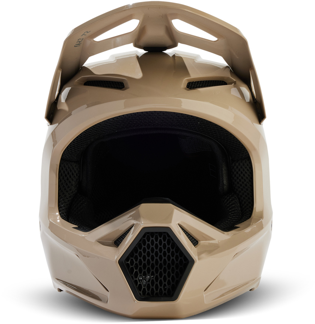 FOX V1 Solid Casque de motocross Marron S (55/56) Figure 8
