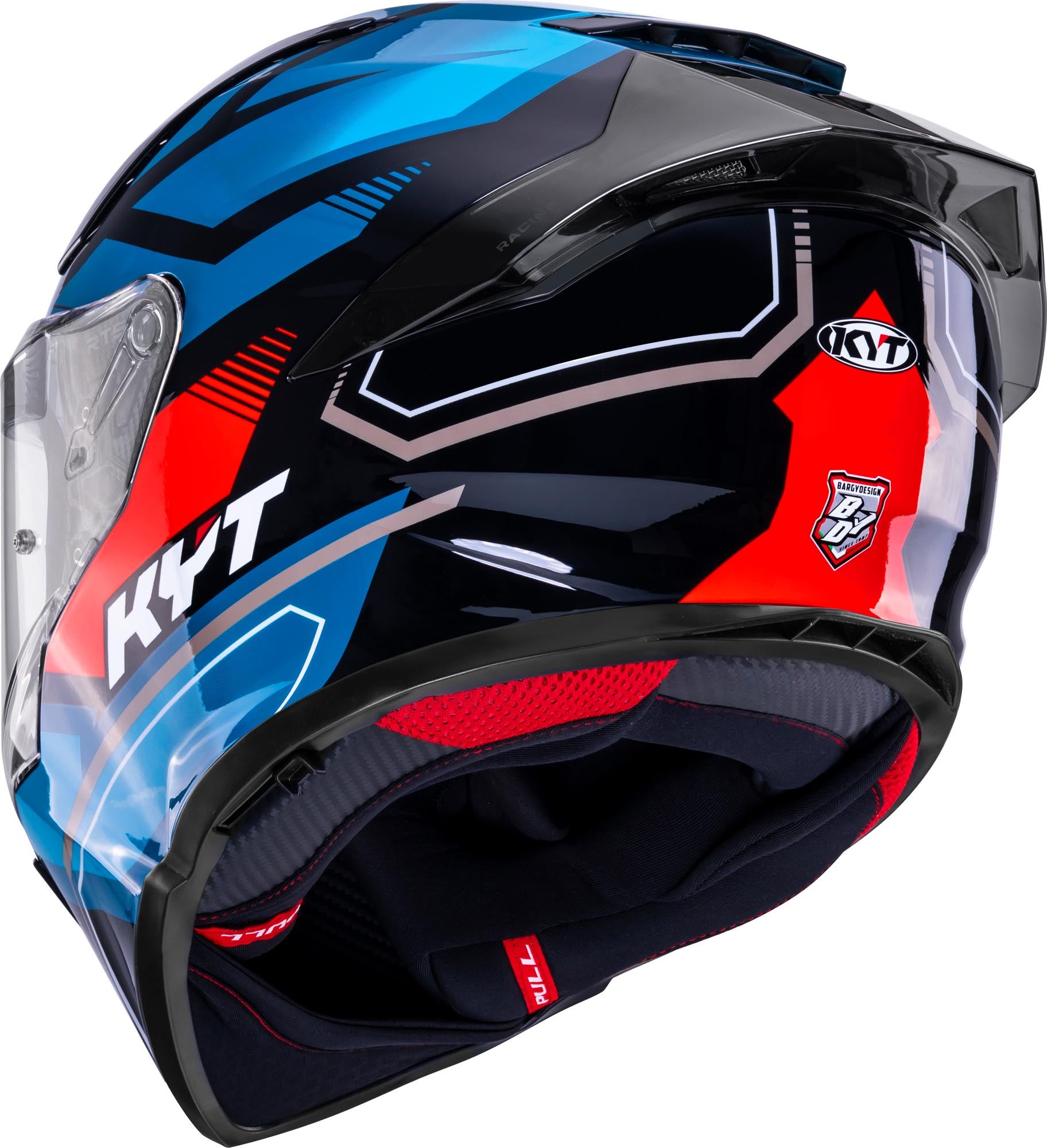 KYT R2R Parsec Helmet blue/black/red XS (53/54) Figure 3