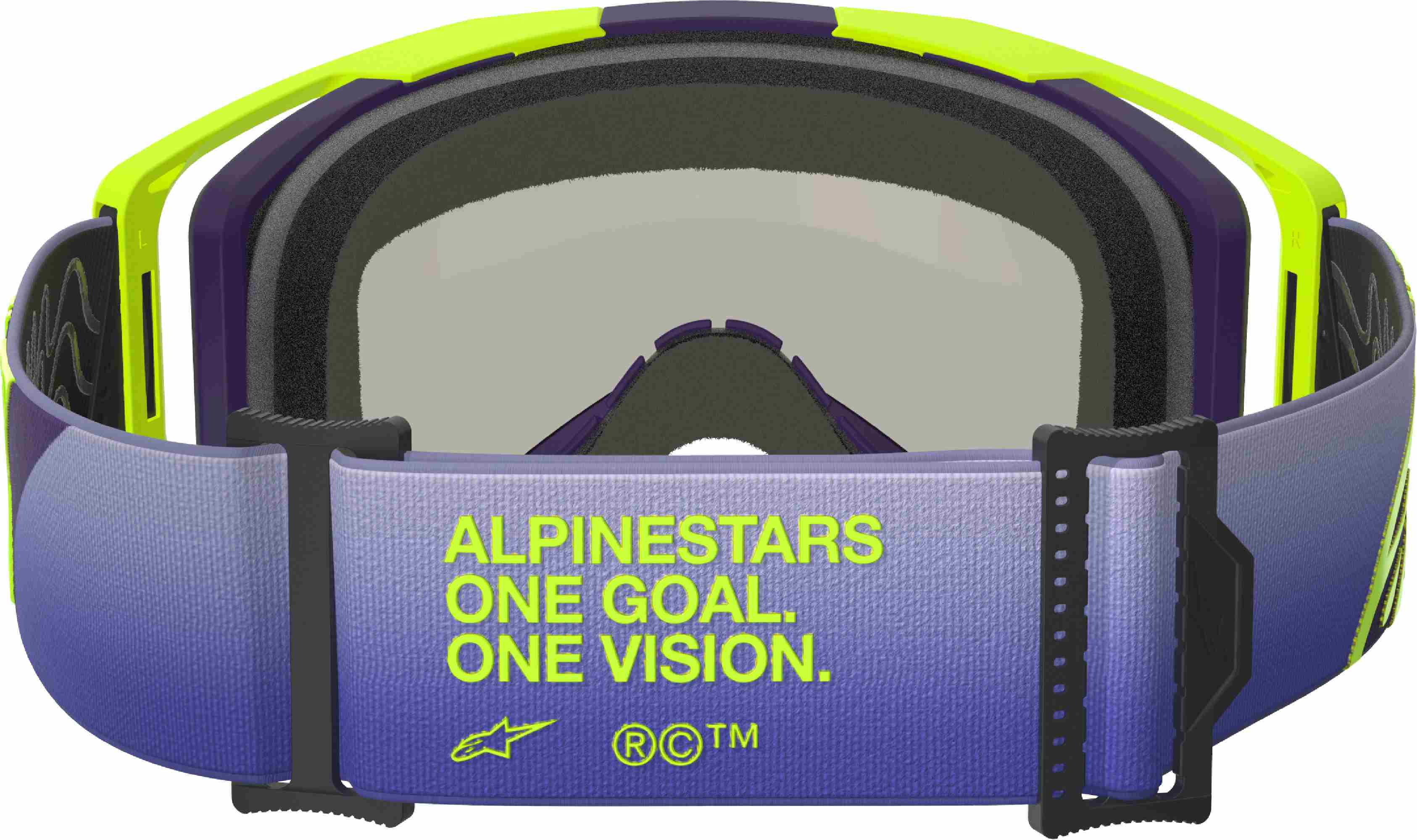 Alpinestars Vision 8 Corp Ochelari de motocross mov/galben Figura 4