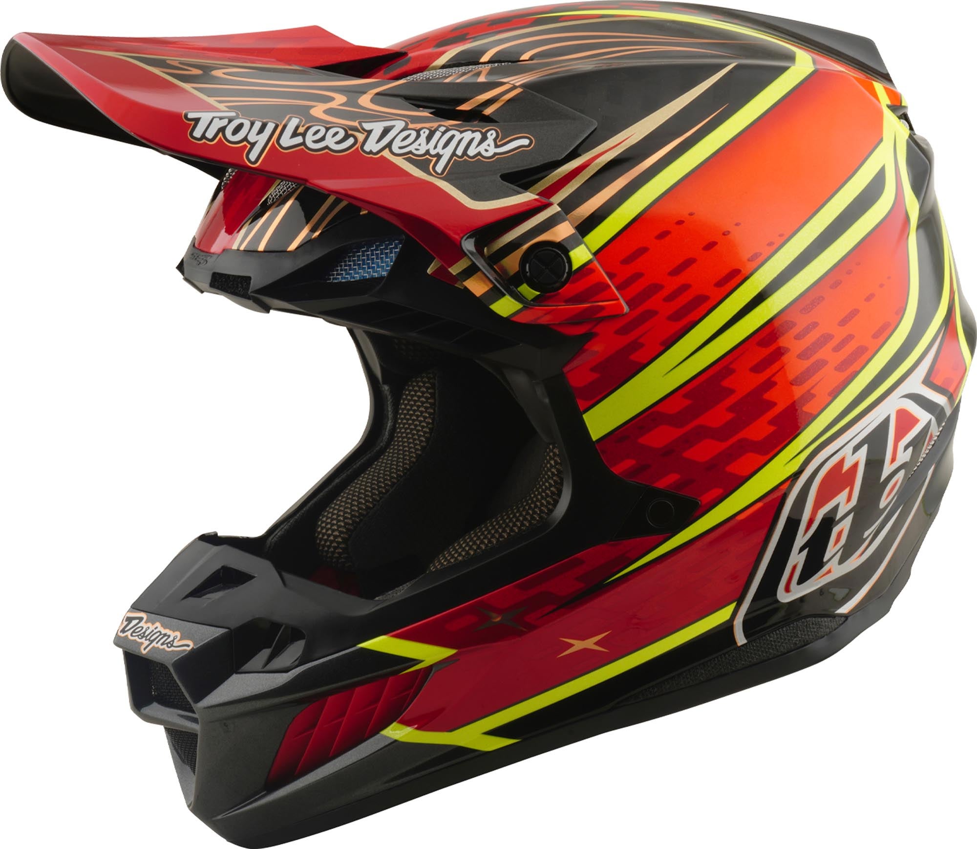 Troy Lee Designs SE5 Carbon MIPS Wings Motocross Helmet XL (60/61) Figure 1