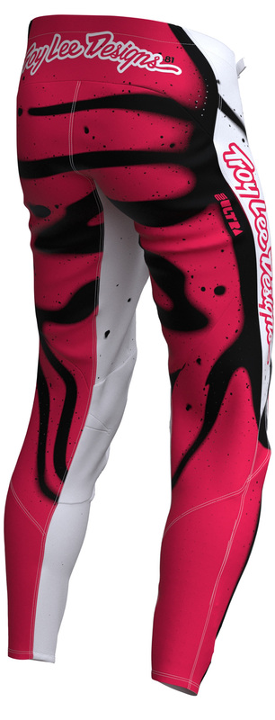 Troy Lee Designs SE Ultra Membrane Pants - Vit/Infrarött Figur 4