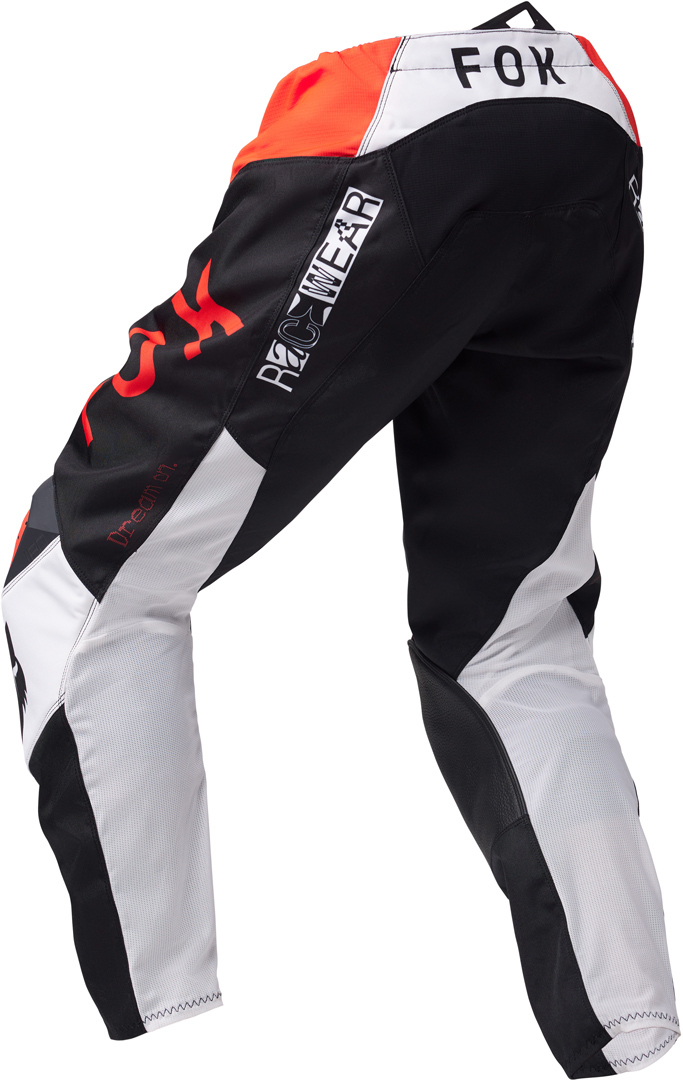 FOX 180 Race Spec Motocross Pants black/white/red 38 Figure 2