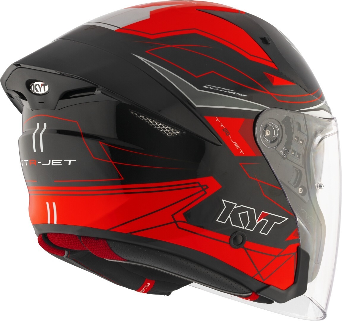KYT TTR-Jet Led Cască cu reacție Negru/Roșu XXL (61) Figura 3